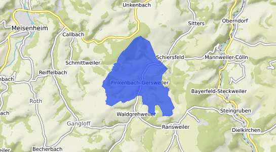 Bodenrichtwertkarte Finkenbach Gersweiler